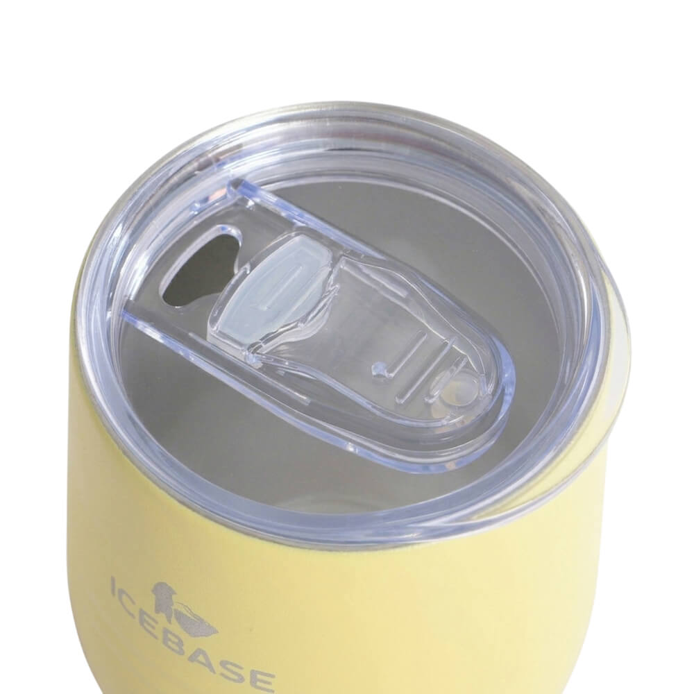 แก้วสุญญากาศ ICEBASE รุ่น VLS-529YE เคลือบผิว CERAMIC ขนาด 360 ML สีเหลือง